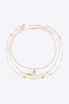 Alloy Three-Piece Necklace Set Necklaces - Tophatter Daily Deals