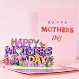 3D PopUp Flower Bouquet Cards Gifts Anniversary PopUp Mom Floral Bouquet Wife Invitation Card Greeting Cards Mothers Day Cards Postcard 0 - Tophatter Daily Deals