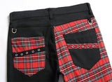 Black Panel Colorblock Non Stretch Straight Men's Jeans 0 - Tophatter Daily Deals