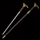 Ebony Dragon Head Cane Sword - Tophatter Daily Deals
