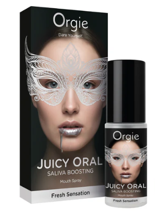 Orgie Juicy Oral Spray 15ml – Mint-Flavored Mouth Spray > Lube > Oral Gels & Sprays - Tophatter Daily Deals