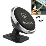 Baseus magnetic suspension 360 degrees shaking head magnetic suction phone mobile bracket Silvery 0 - Tophatter Daily Deals