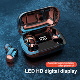 Bluetooth Wireless In-Ear Stereo Earphones Digital Charging Box New Bluetooth Headset 0 - Tophatter Daily Deals