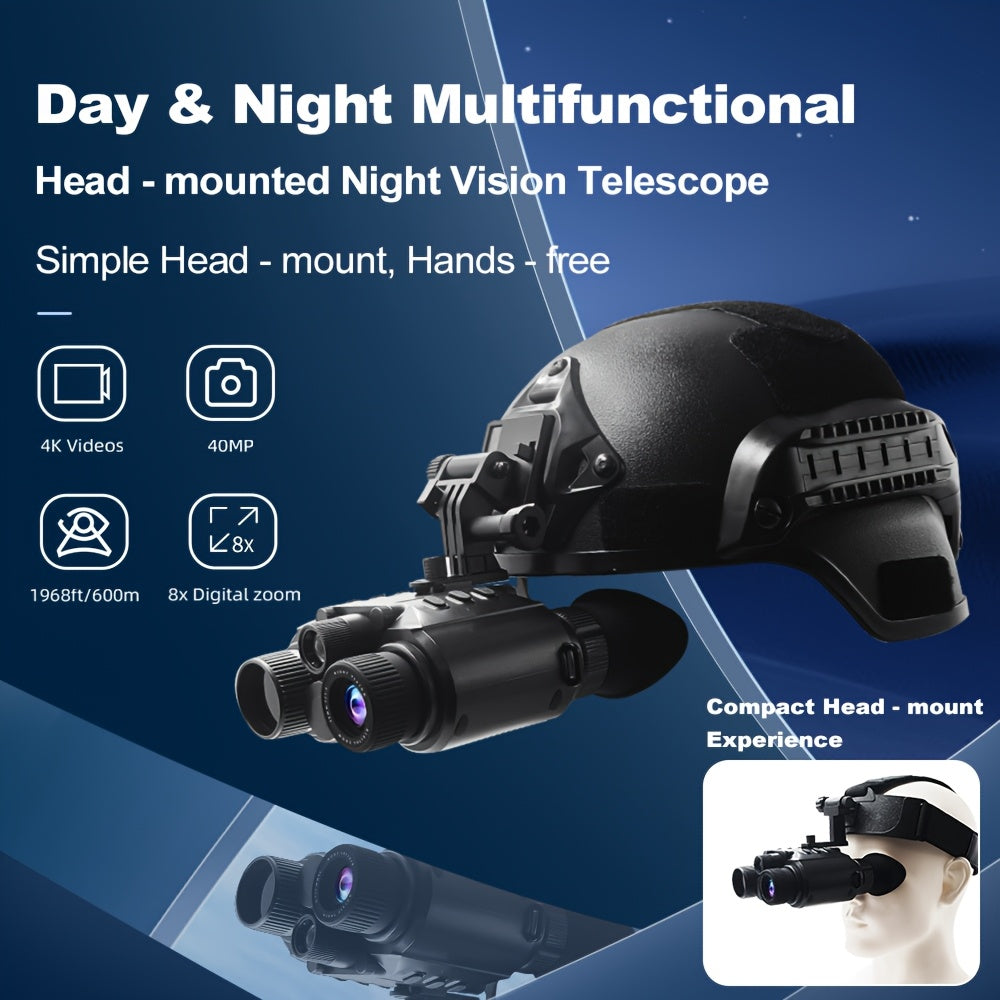 4K Night Vision Goggles with 600m Range Camping & Hiking - Tophatter Daily Deals