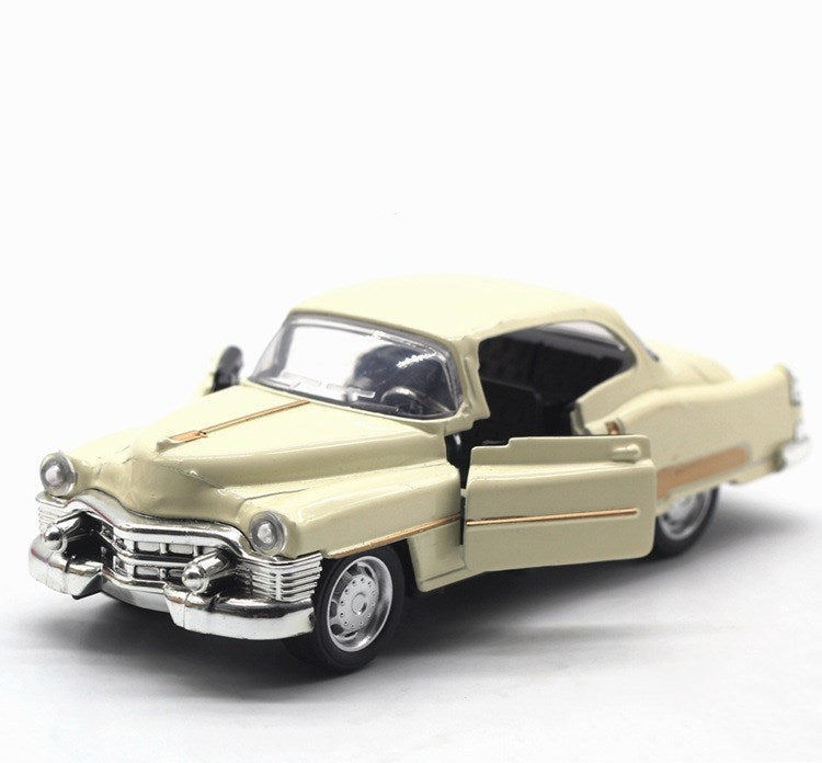 Alloy car model Sound and light car toy Beige 0 - Tophatter Daily Deals