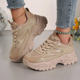 Fashion 1986™ Breathable Women's Sneakers Khaki Sneakers - Tophatter Daily Deals