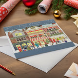 Festive Street Christmas Advent Calendar | Traditional Picture Advent Calendar Advent Calendar - Tophatter Daily Deals
