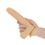 Naked Addiction The Freak Thrusting, Vibrating & Rotating Ivory Dildo 7.5" with Remote Realistic Vibrating Dildo - Tophatter Daily Deals