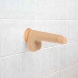 Naked Addiction The Freak Thrusting, Vibrating & Rotating Ivory Dildo 7.5" with Remote Realistic Vibrating Dildo - Tophatter Daily Deals