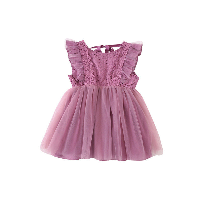 Baby one year old dress Pink 0 - Tophatter Daily Deals