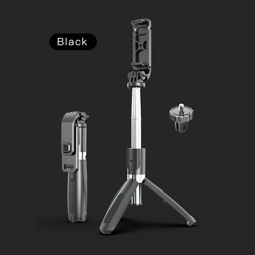 Bluetooth selfie stick wireless remote control Black 0 - Tophatter Daily Deals