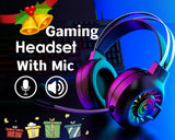 3.5mm Gaming Headset With Mic Headphone For PC Laptop Mac Nintendo PS4 Xbox One 5 - Tophatter Daily Deals