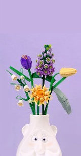 Blossom Pot Simulation Green Plant Household Decoration Toys Flower dynasty No accessories 0 - Tophatter Daily Deals