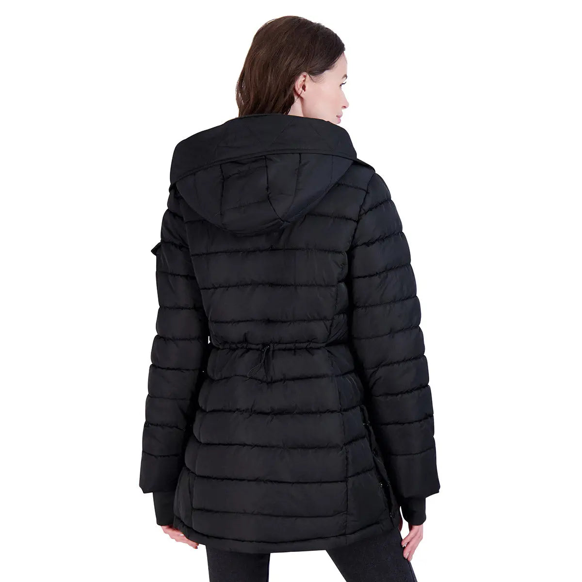 Steve Madden Women's Jacket with Fur Lined Hood Puffer - Tophatter Daily Deals