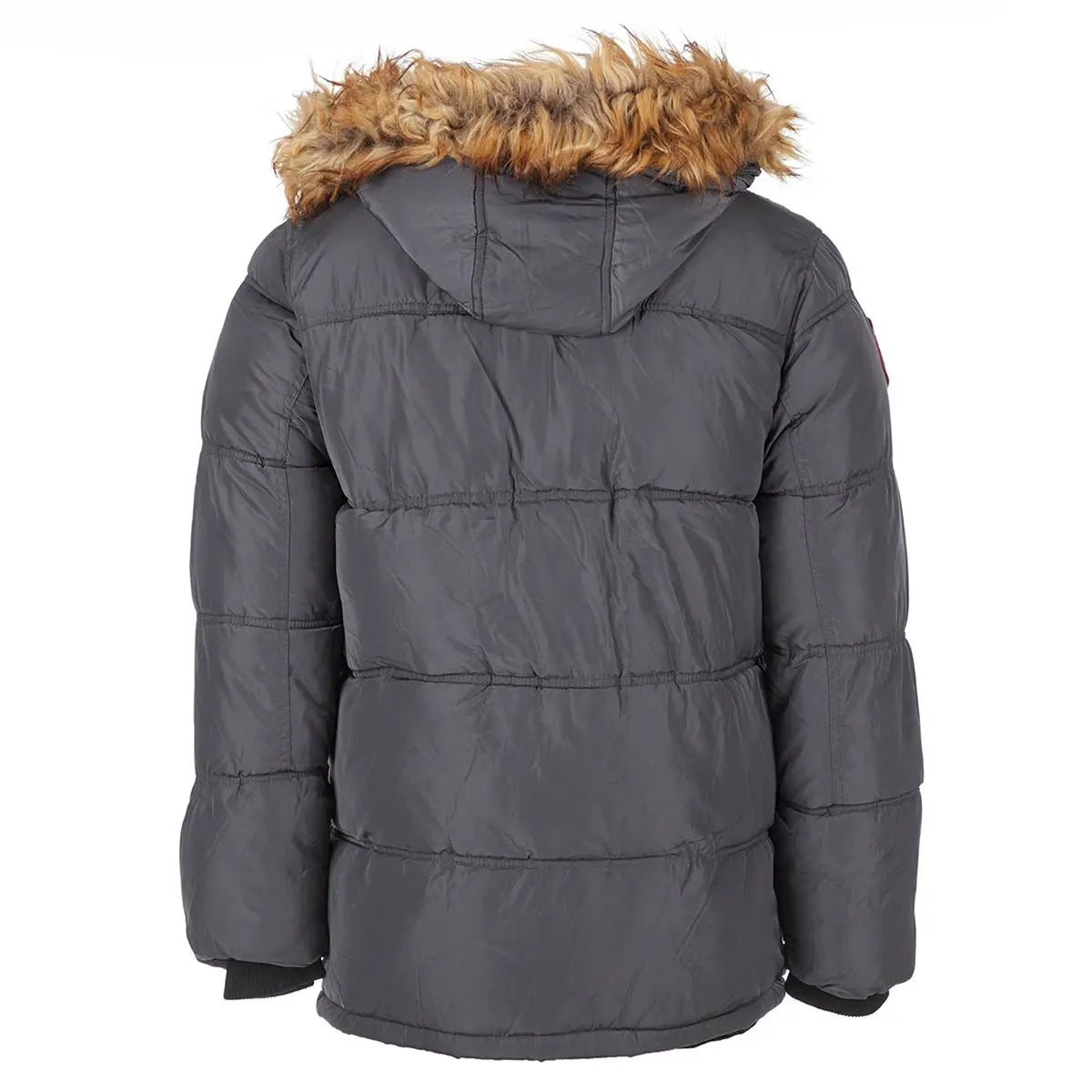 Canada Weather Gear Men's Fur Hooded Puffer Jacket Puffer - Tophatter Daily Deals