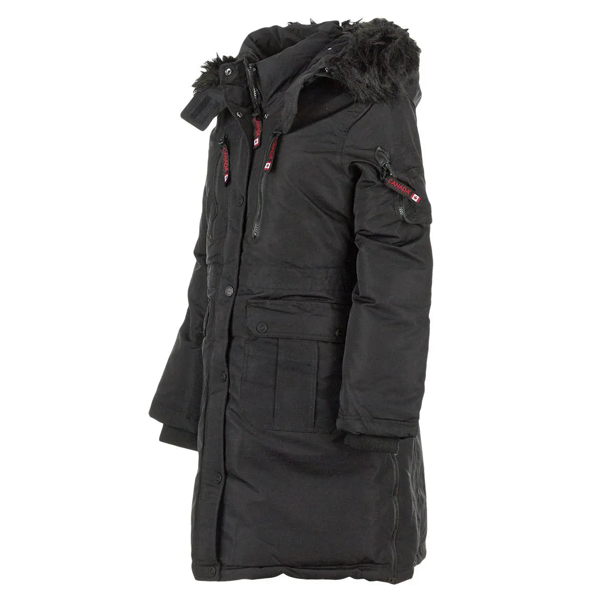 Canada Weather Gear Women's Long Puffer Puffer - Tophatter Daily Deals