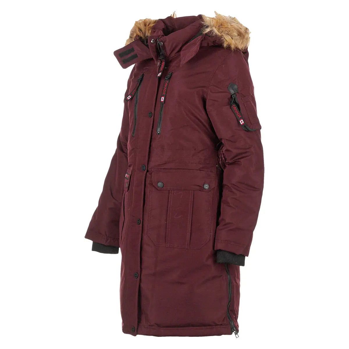 Canada Weather Gear Women's Long Puffer Puffer - Tophatter Daily Deals