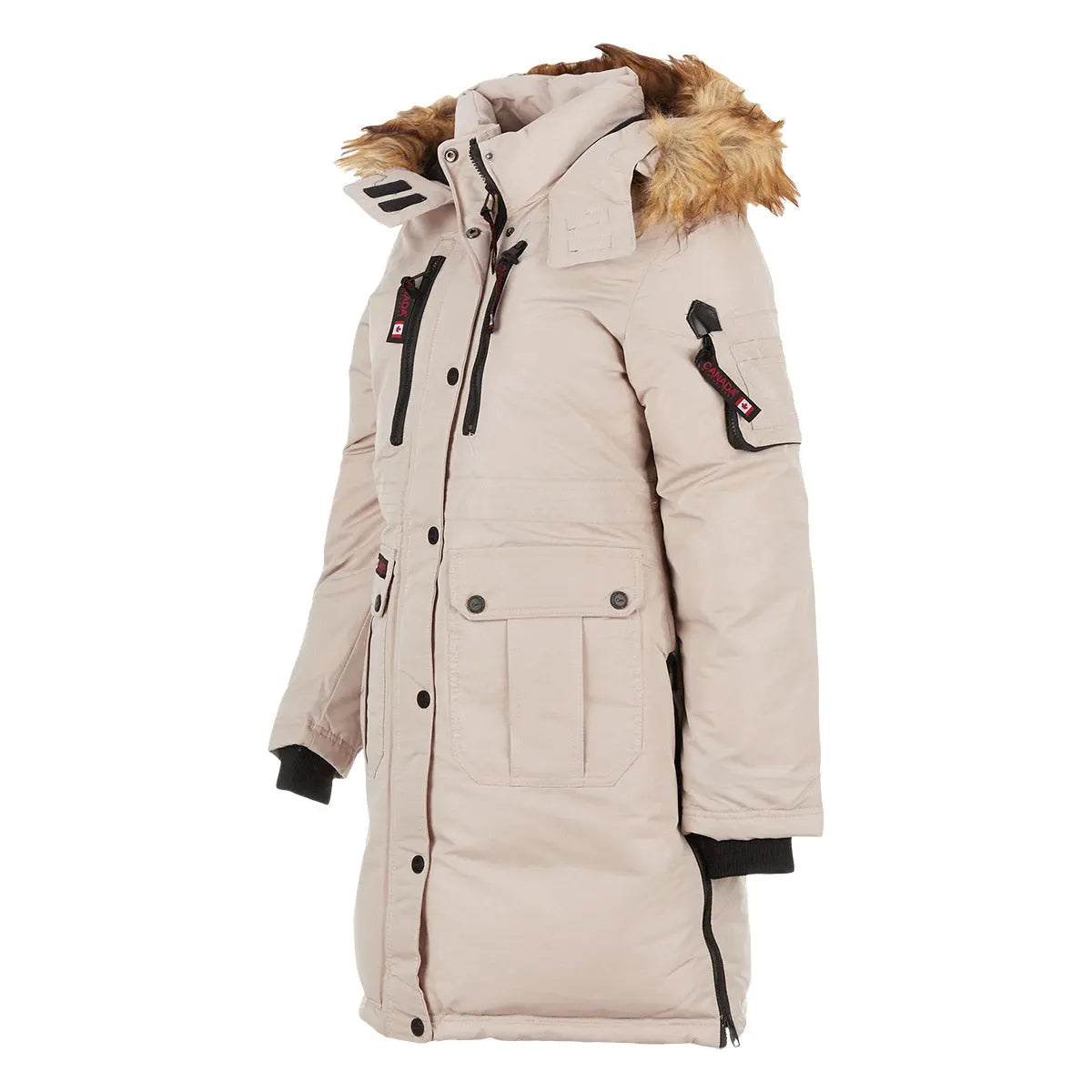 Canada Weather Gear Women's Long Puffer Puffer - Tophatter Daily Deals