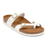 Birkenstock Mayari Birko-Flor Sandals White 42 Medium Narrow Footwear - Tophatter Daily Deals