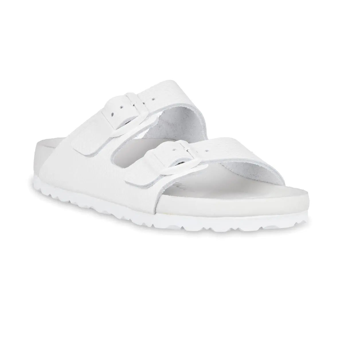 Birkenstock Arizona Leather Sandals White Footwear - Tophatter Daily Deals