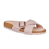 Birkenstock Siena Suede Leather Sandals Light Rose Medium Narrow Footwear - Tophatter Daily Deals