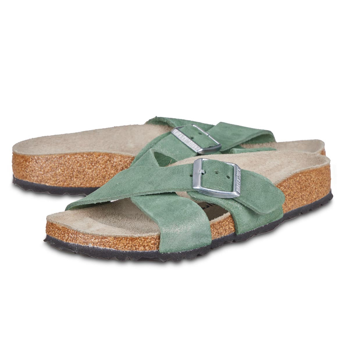 Birkenstock Siena Suede Leather Sandals Footwear - Tophatter Daily Deals