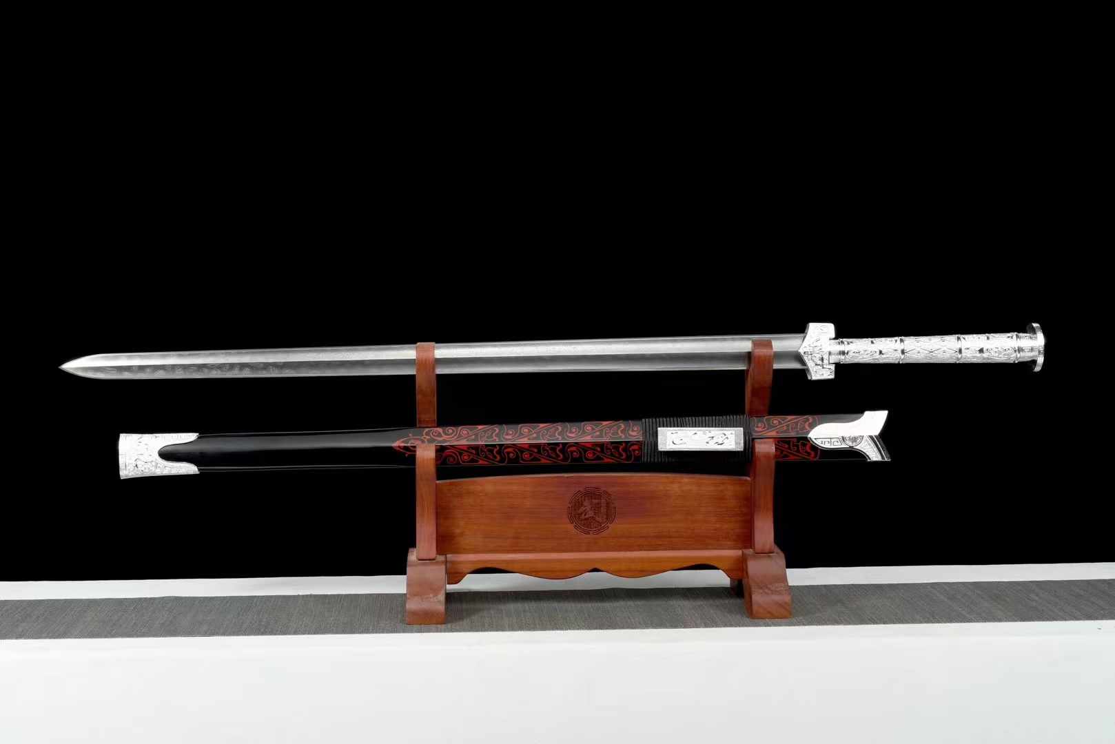 Handmade Pattern Steel Chinese Sword With Justice Online - Tophatter Daily Deals