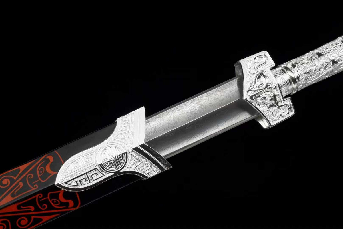 Handmade Pattern Steel Chinese Sword With Justice Online - Tophatter Daily Deals