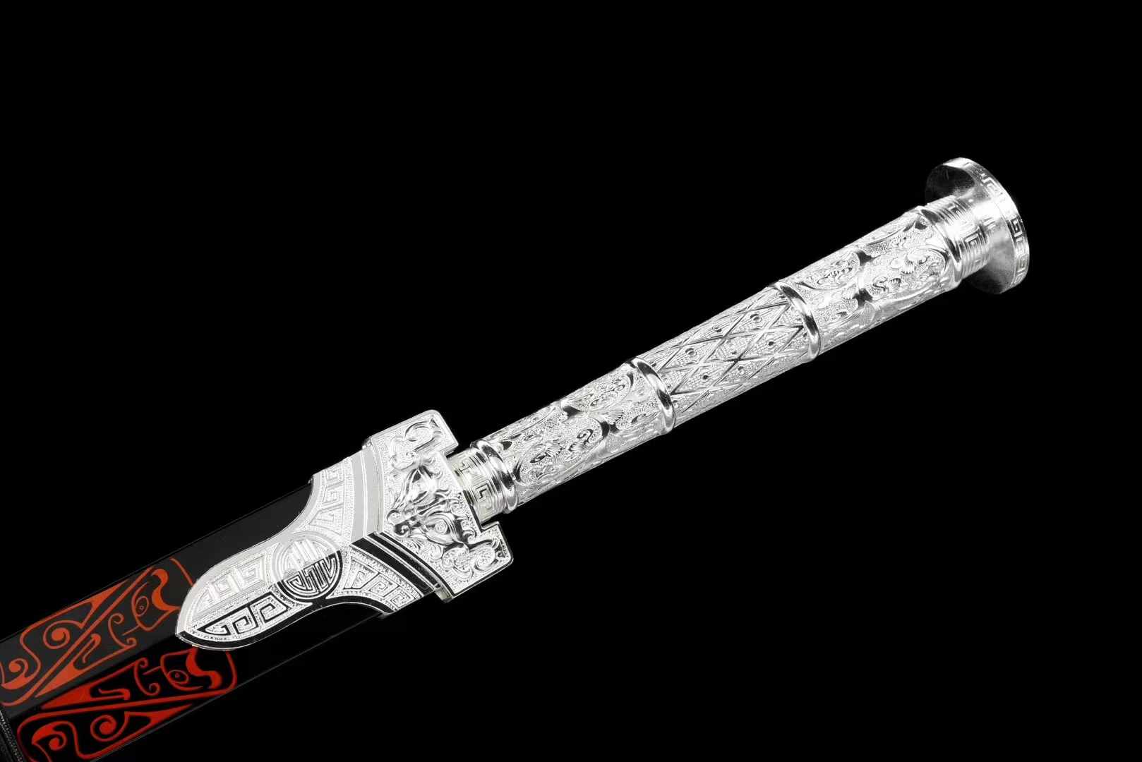 Handmade Pattern Steel Chinese Sword With Justice Online - Tophatter Daily Deals