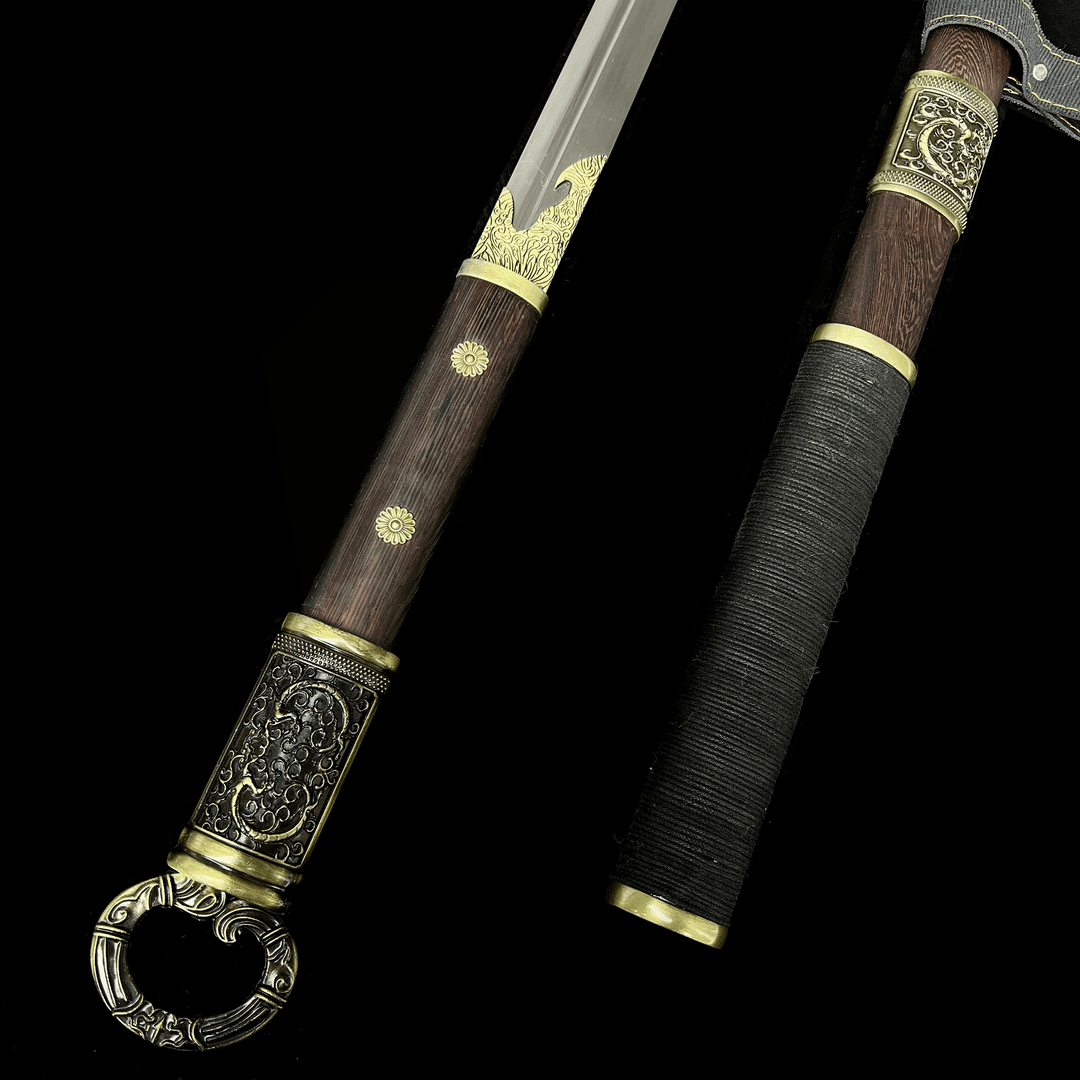 Ring-Hilt Tang Broadsword - Tophatter Daily Deals