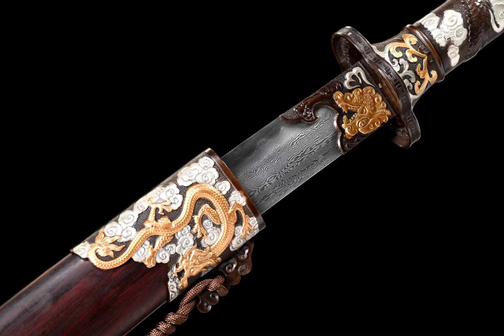 Four Beast Battle Sabre (Antique Gold Plated Silver) - Tophatter Daily Deals