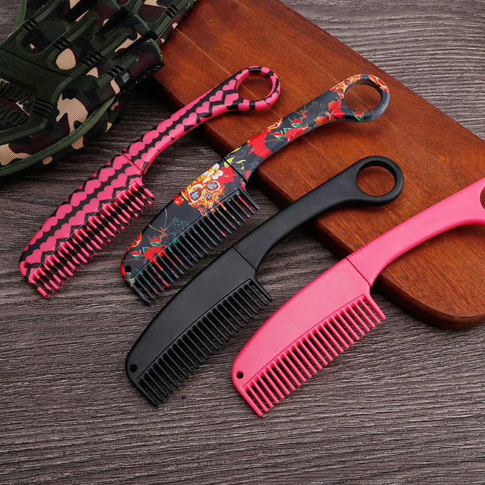 Concealed Comb Knife - Women's Self-Defense Tool - Tophatter Daily Deals