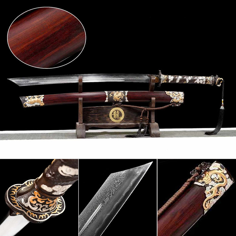 Four Beast Battle Sabre (Antique Gold Plated Silver) - Tophatter Daily Deals