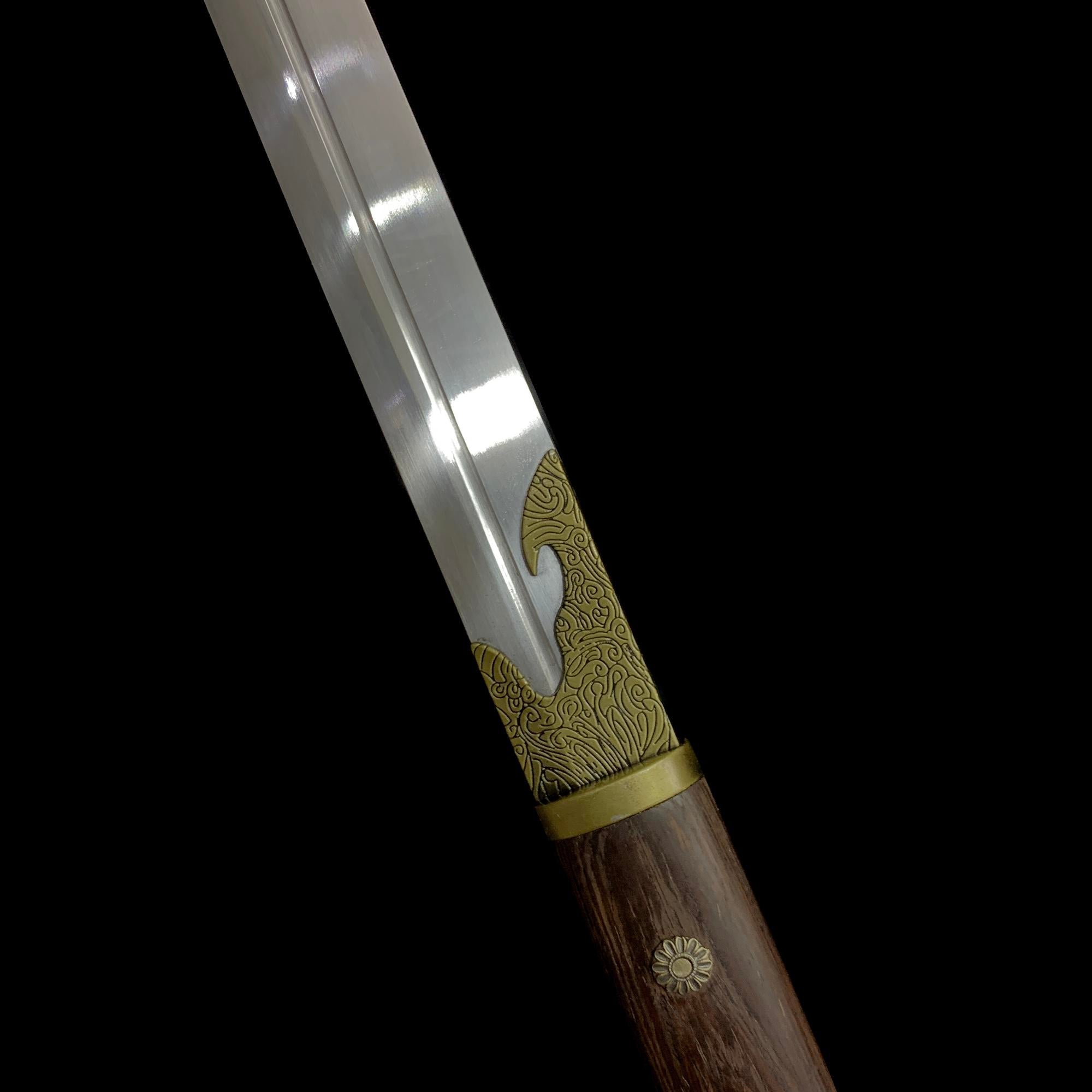Ring-Hilt Tang Broadsword - Tophatter Daily Deals