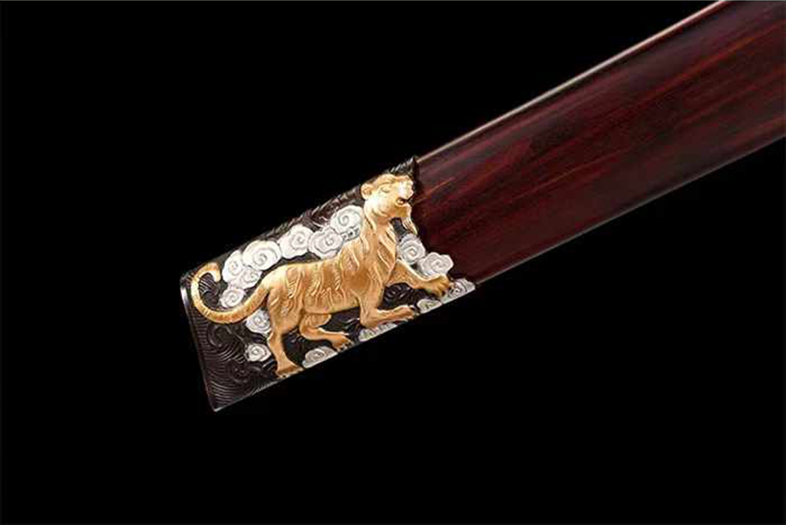 Four Beast Battle Sabre (Antique Gold Plated Silver) - Tophatter Daily Deals