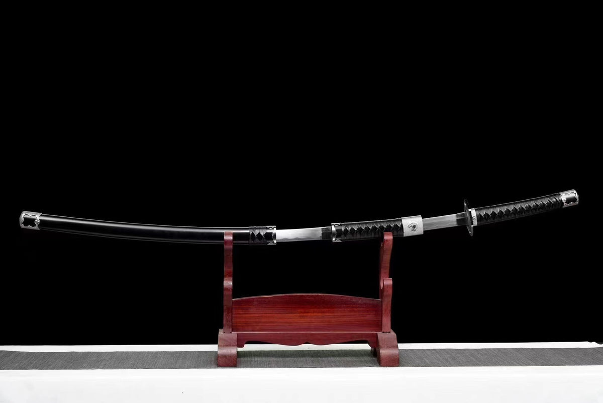 Two swords in one sheath , Handmade Manganese Steel Full Tang Real Japanese Katana - Tophatter Daily Deals