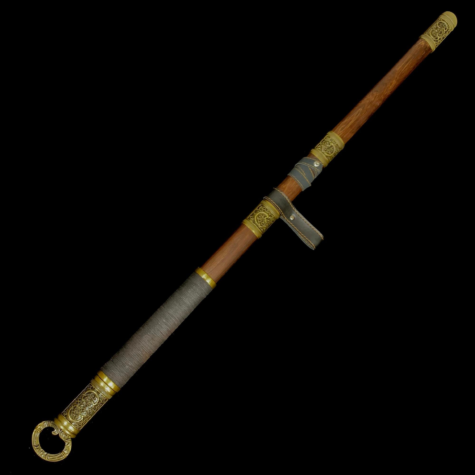 Ring-Hilt Tang Broadsword - Tophatter Daily Deals