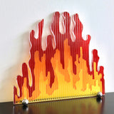 Acrylic Flame Table Ornament Medium 0 - Tophatter Daily Deals