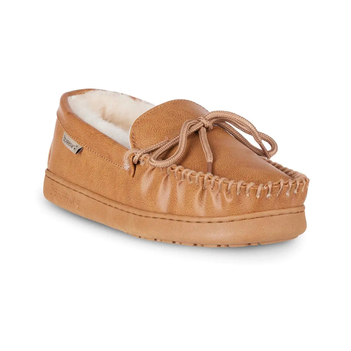 Bearpaw Men's Moccasin II Slipper Tan Footwear - Tophatter Daily Deals