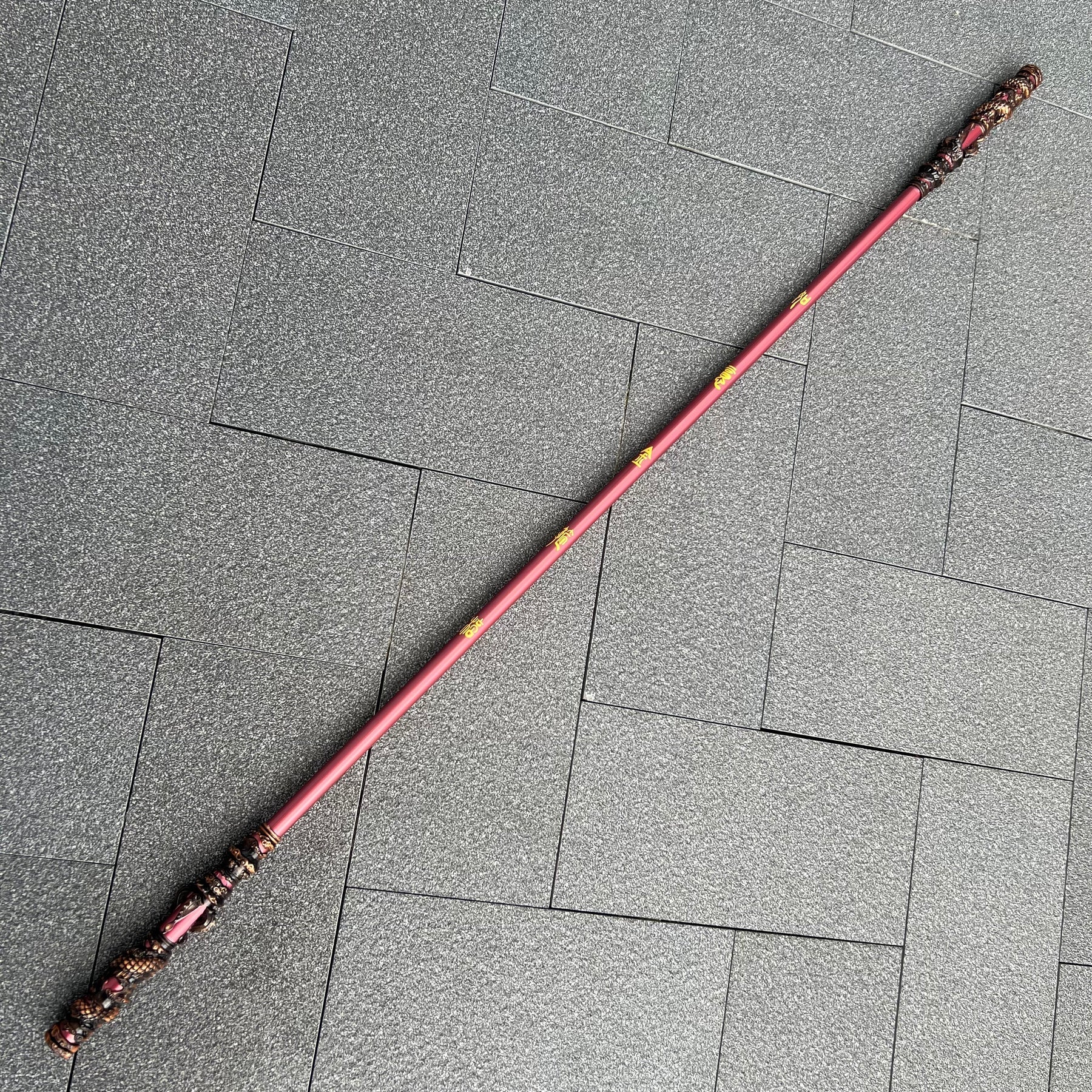 Black MyTh WuKong Zinc Alloy Coiled Dragon Steel Rod - Tophatter Daily Deals