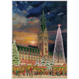 Hamburg Christmas Advent Calendar | Traditional Door Picture Advent Calendar Advent Calendar - Tophatter Daily Deals