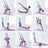 Aerial Yoga Hammock with Adjustable Straps Yoga - Tophatter Daily Deals