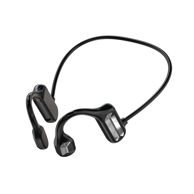 Bone Conduction Concept Bluetooth Headset, Ear-mounted Non-ear Movement 0 - Tophatter Daily Deals