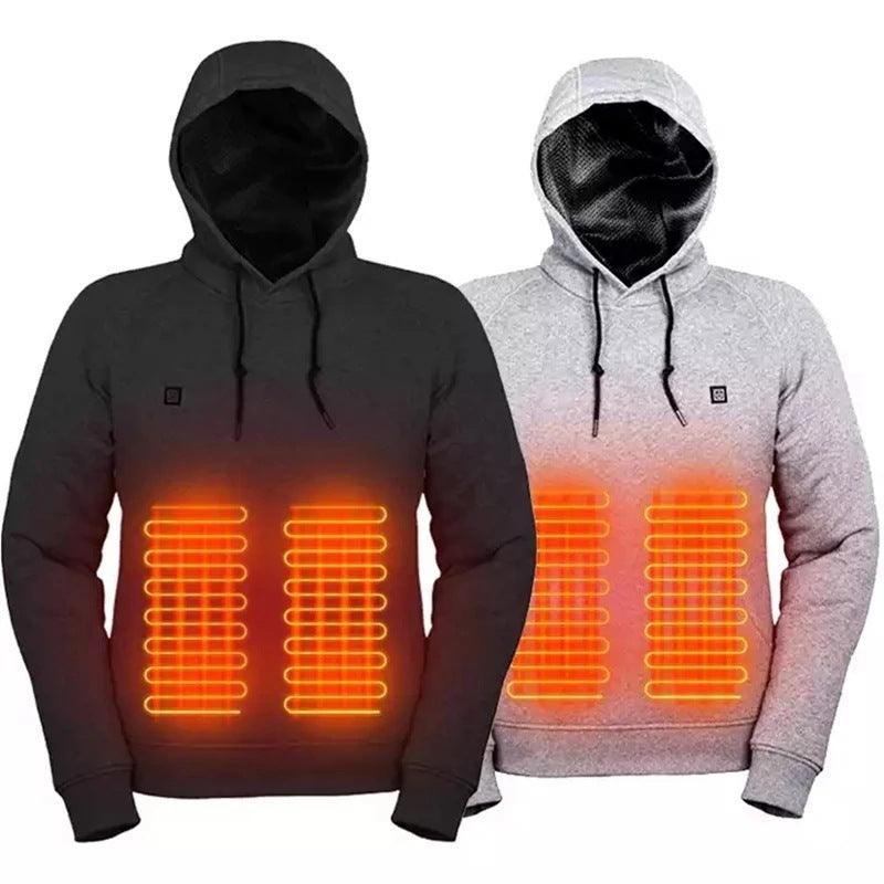2024 New Outdoor Electric USB Heating Jacket 0 - Tophatter Daily Deals