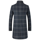Warm Refined Men's Overcoat - Longline, Wool, Citywear 3D Changing Face Moving Picture Frame - Tophatter Daily Deals