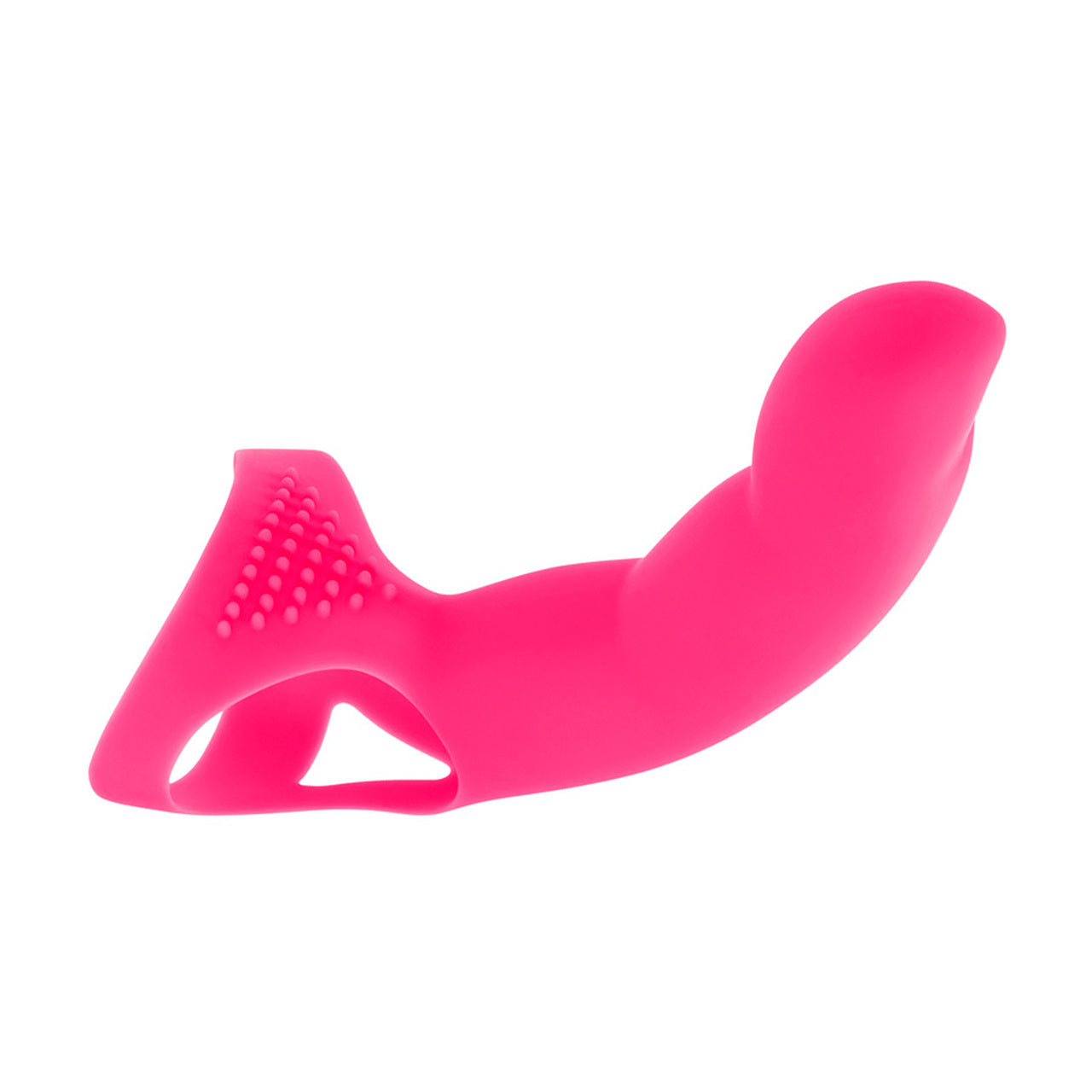 Extra Touch Silicone Finger Sleeve in Pink Finger Sleeves - Tophatter Daily Deals