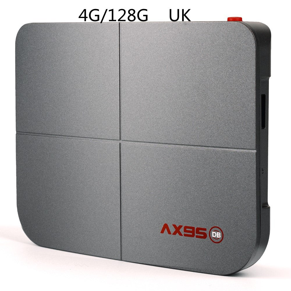 4G/128G dual-band WIFI with Bluetooth 8K TV BOX 4G 128G UK 0 - Tophatter Daily Deals