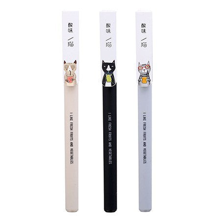 Black Gel Pen Full Needle Tube Water Pen Signature Pen Gel Pen Black 0 - Tophatter Daily Deals