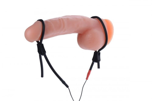 Vigor II Electro Stim Cock and Balls Ties and Frenum Electro Stimulator – Electro Stim Toy E-STIM TOYS - Tophatter Daily Deals