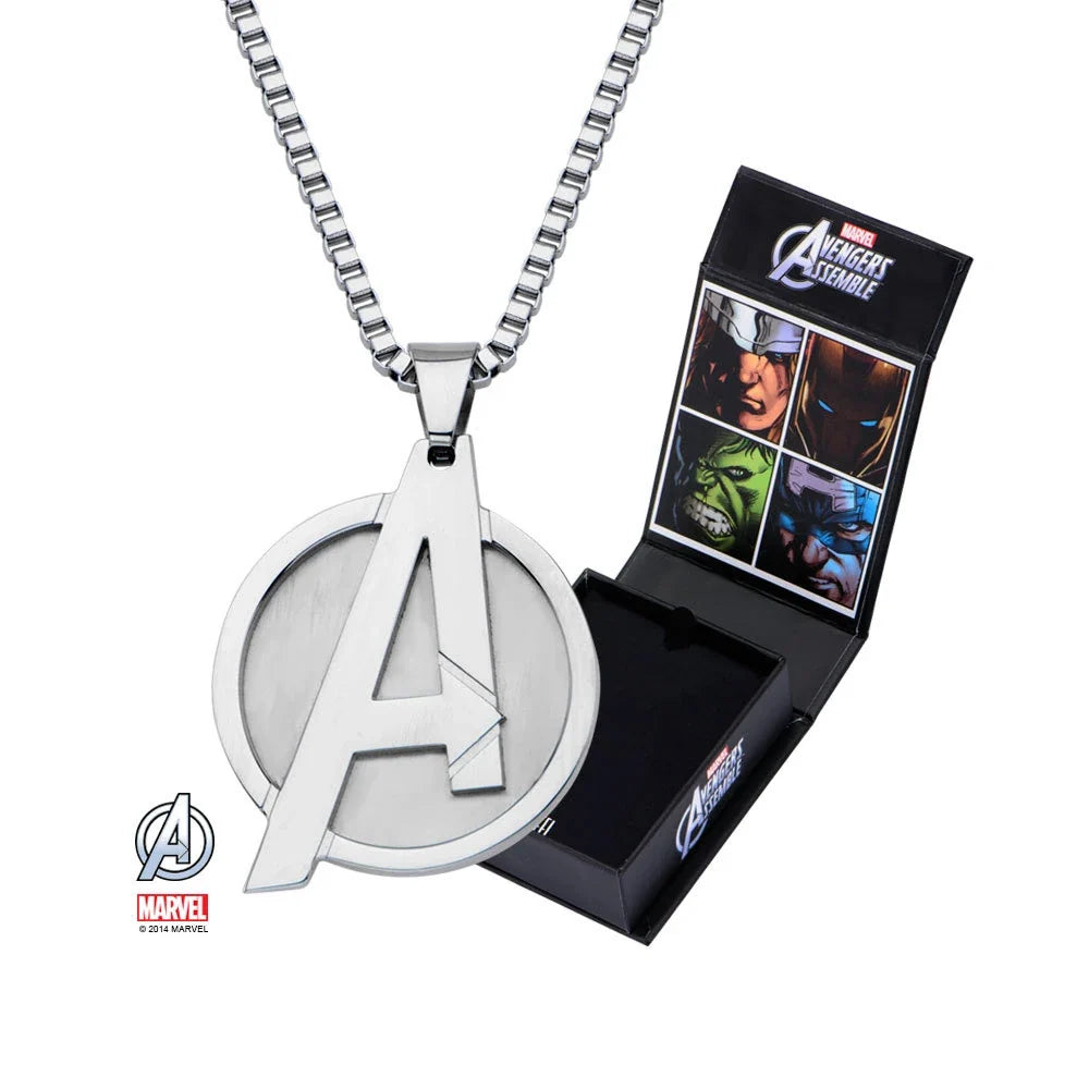 Marvel – Avengers Logo Necklace Necklace - Tophatter Daily Deals